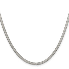 Chisel Stainless Steel Polished 3.3mm 22 inch Herringbone ChainSRN2871