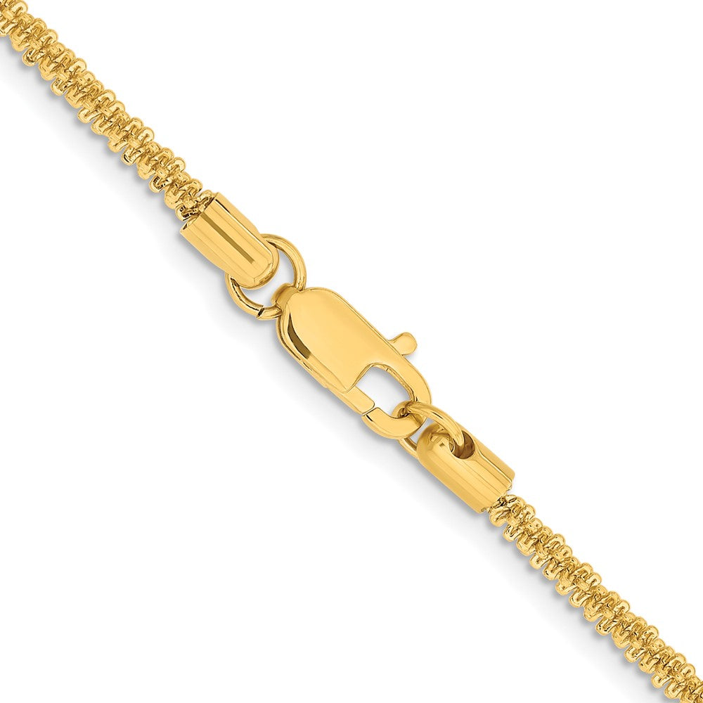 Chisel Stainless Steel Polished Yellow IP-plated 3mm 24 inch Cyclone ChainSRN2874
