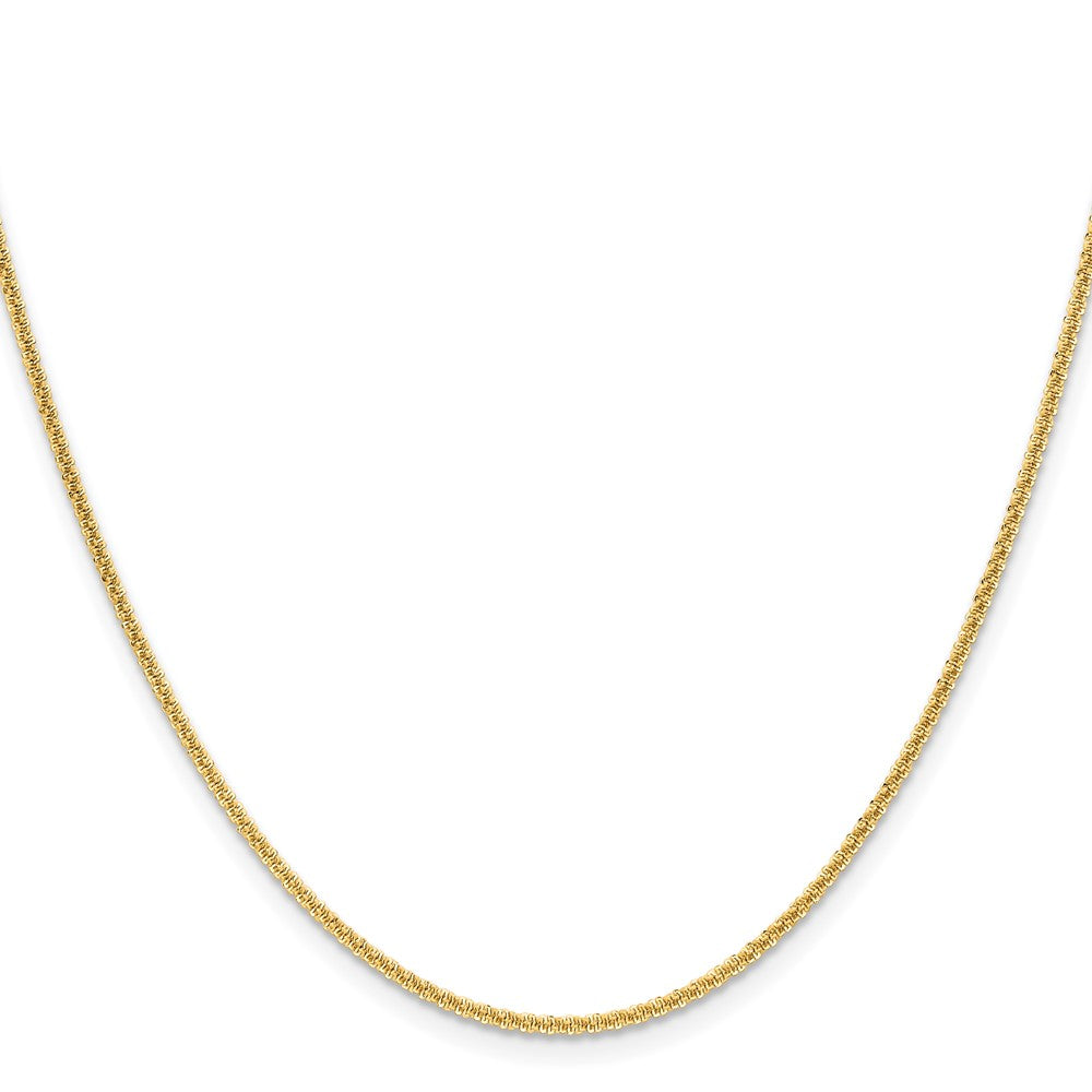 Chisel Stainless Steel Polished Yellow IP-plated 1.7mm 22 inch Cyclone ChainSRN2877GP