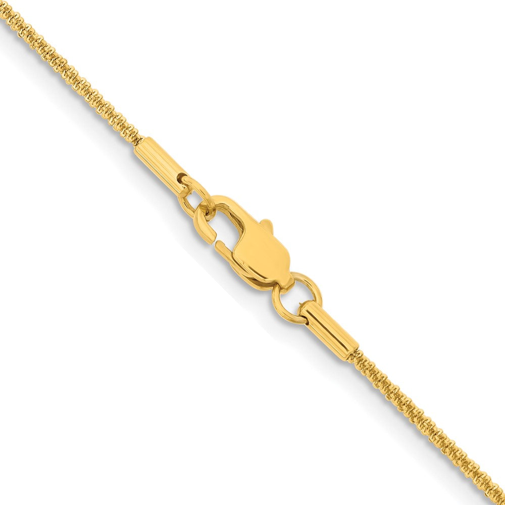 Chisel Stainless Steel Polished Yellow IP-plated 1.7mm 24 inch Cyclone ChainSRN2877GP