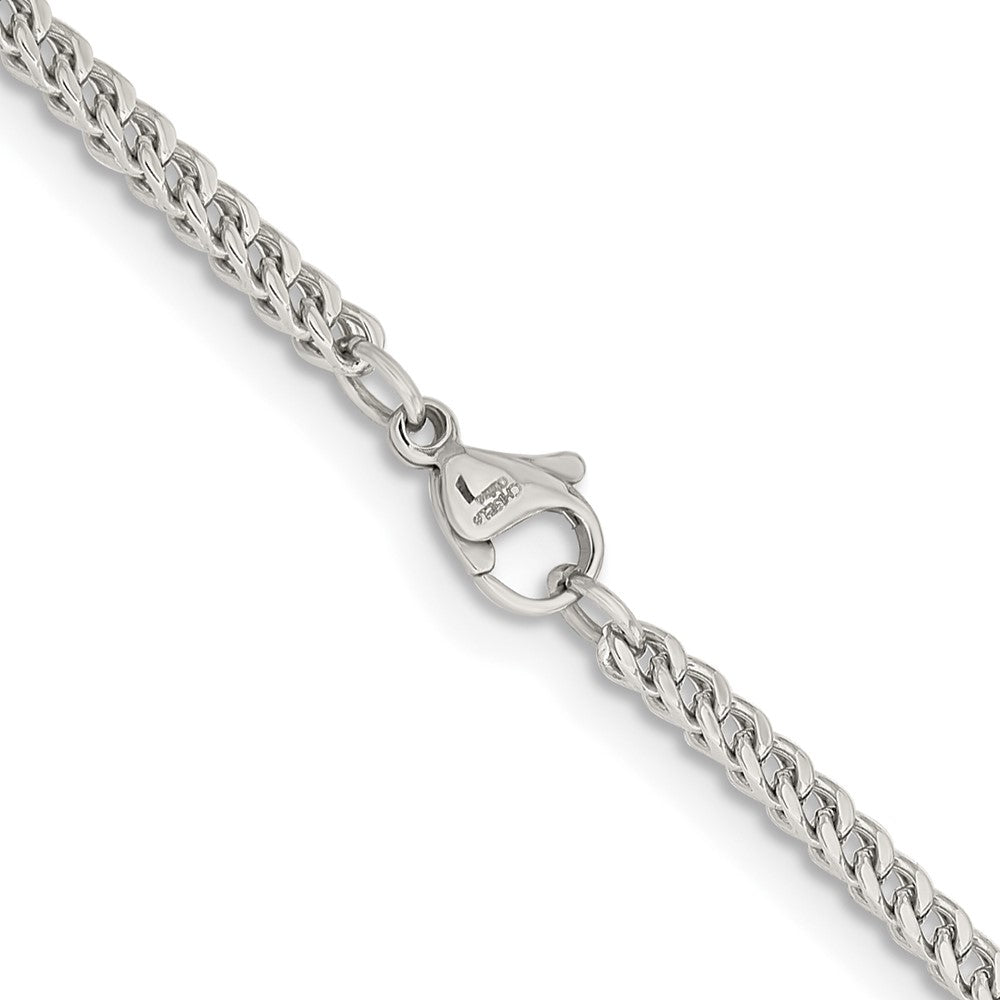 Chisel Stainless Steel Polished 2.5mm 22 inch Franco ChainSRN2896