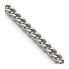 Chisel Stainless Steel Polished 4mm 18 inch Franco ChainSRN2898
