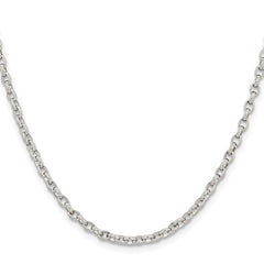 Chisel Stainless Steel Polished 3.2mm 20 inch Cable ChainSRN656