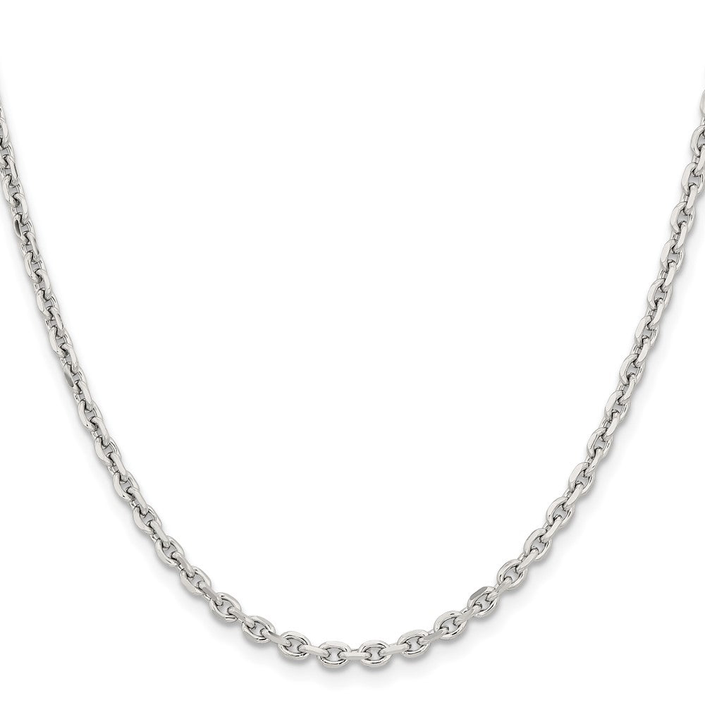 Chisel Stainless Steel Polished 3.4mm 20 inch Cable ChainSRN658