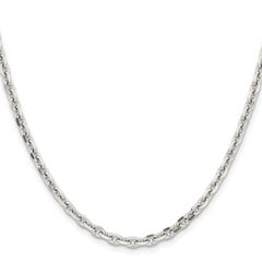 Chisel Stainless Steel Polished 4.3mm 22 inch Cable ChainSRN659