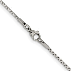 Chisel Stainless Steel Polished 1.5mm 20 inch Box ChainSRN662