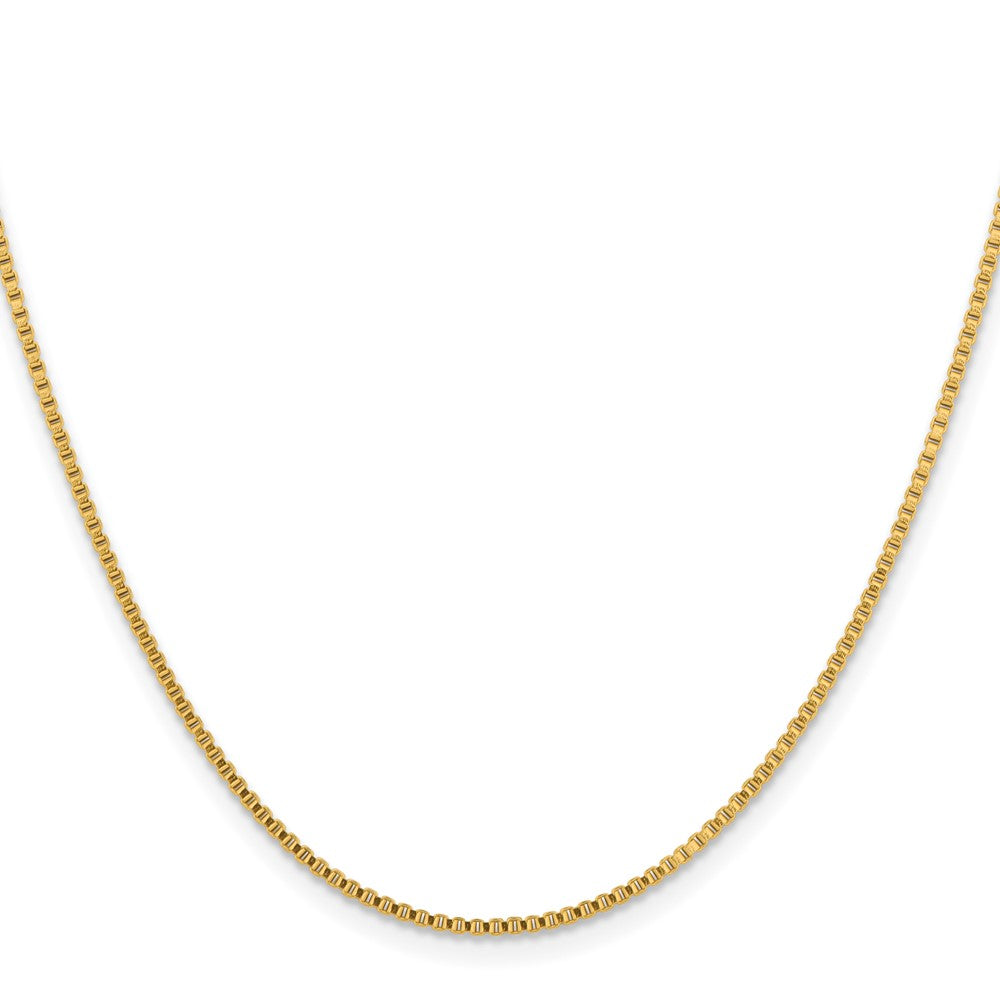 Chisel Stainless Steel Polished Yellow IP-plated 1.5mm 20 inch Box ChainSRN662GP
