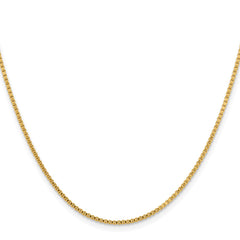 Chisel Stainless Steel Polished Yellow IP-plated 1.5mm 20 inch Box ChainSRN662GP