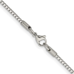 Chisel Stainless Steel Polished 2mm 22 inch Box ChainSRN663