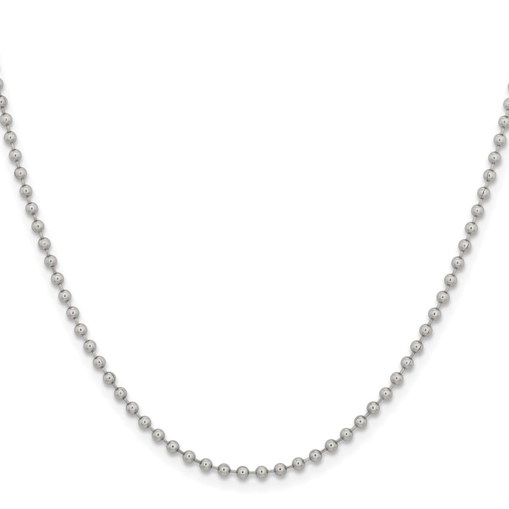 Chisel Stainless Steel Polished 2.4mm 18 inch Ball ChainSRN668