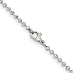Chisel Stainless Steel Polished 2.4mm 20 inch Ball ChainSRN668