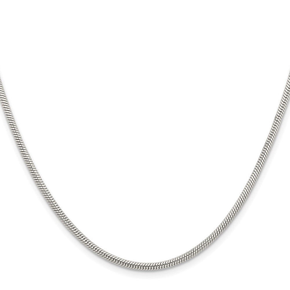 Chisel Stainless Steel Polished 2.4mm 22 inch Snake ChainSRN669