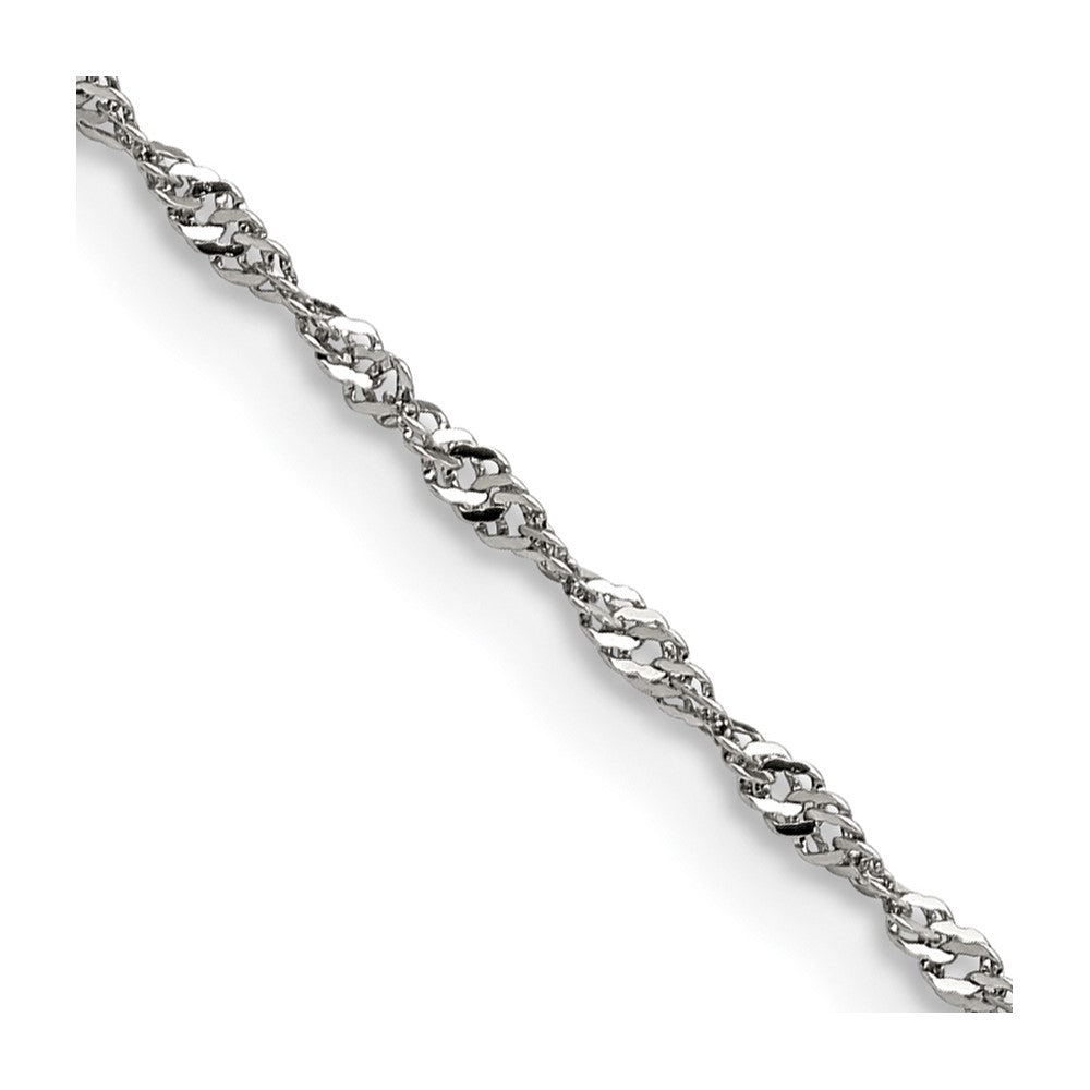 Chisel Stainless Steel Polished 2mm 18 inch Singapore ChainSRN676