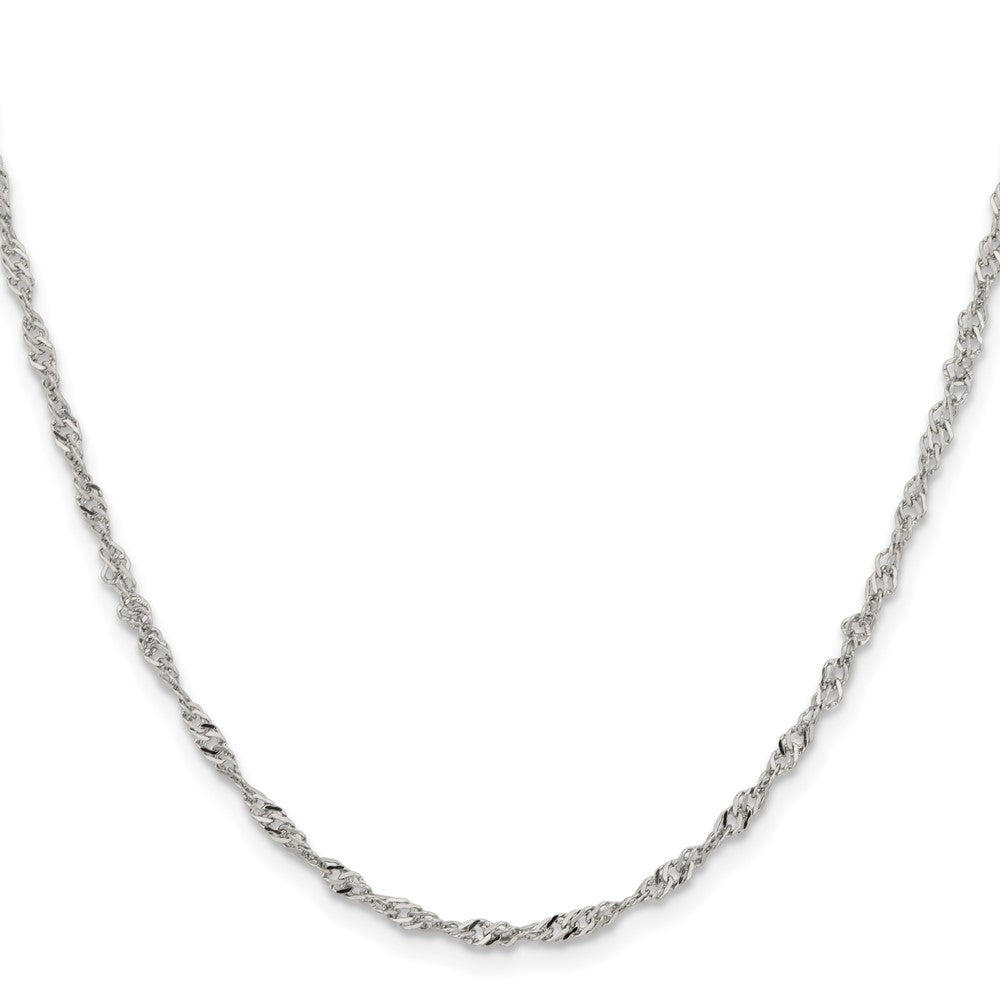Chisel Stainless Steel Polished 2.5mm 20 inch Singapore ChainSRN677