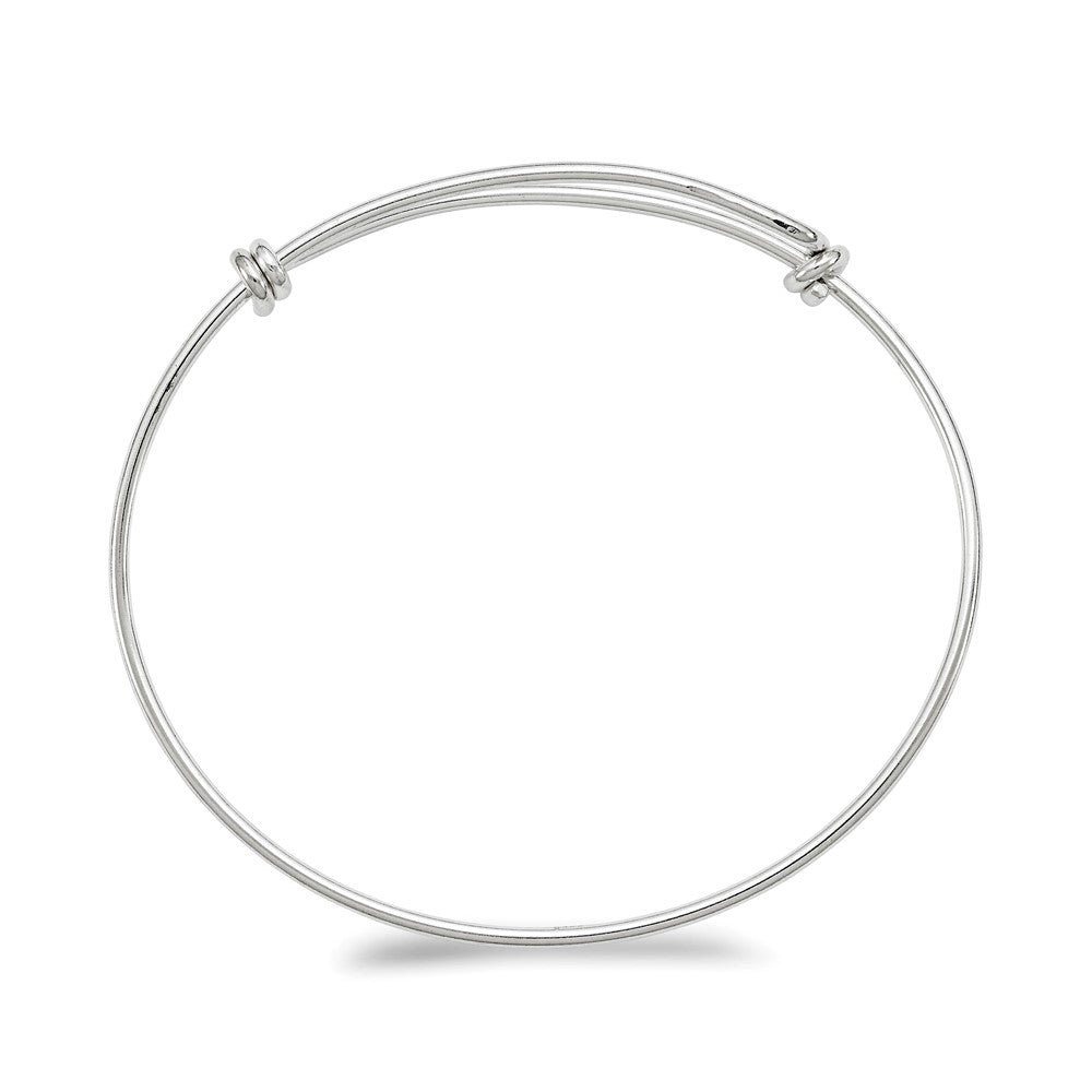 Sterling Silver 1.65mm Wire Expandable Bangle SS5042