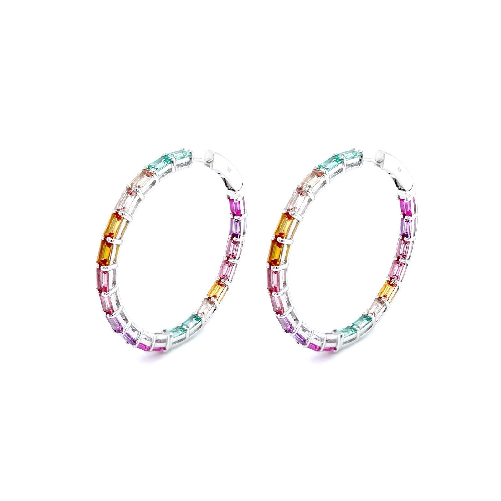45-mm-fancy-lab-grown-sapphire-hoop-earrings