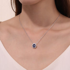 LAFONN 3.35 CTW Halo Necklace SYN024SP20