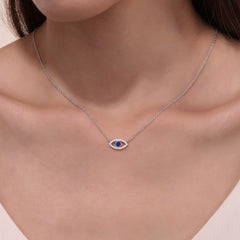 LAFONN 0.62 CTW Evil Eye Necklace SYN028SP20