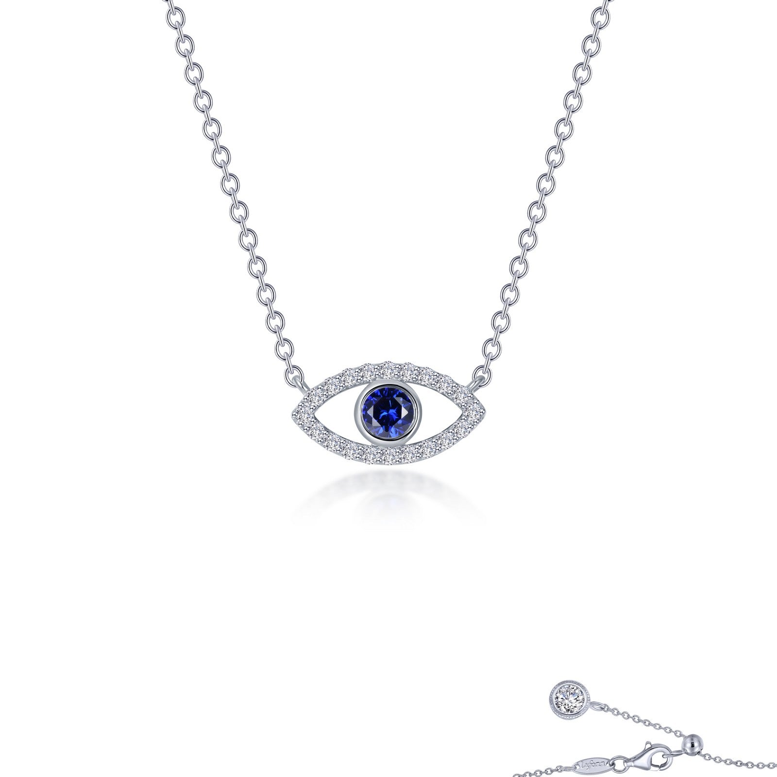 LAFONN 0.62 CTW Evil Eye Necklace SYN028SP20