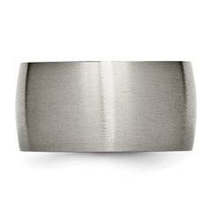 Chisel Titanium Brushed 12mm Half Round Band