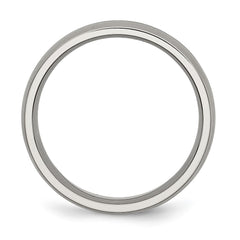 Chisel Titanium Satin 6mm Grooved Band