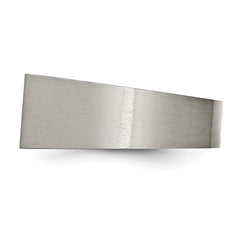 Chisel Titanium Brushed and Polished Signet Ring