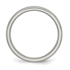 Chisel Titanium Brushed 4mm Half Round Band