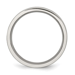Chisel Titanium Brushed 5mm Flat Band