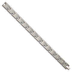 Chisel Titanium Brushed and Polished 8.75 inch Bracelet TBB111-8.75
