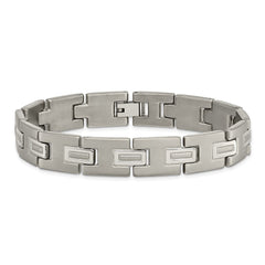 Chisel Titanium Brushed and Polished 8.75 inch Bracelet TBB111-8.75