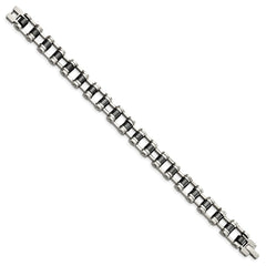 Chisel Stainless Steel Polished with Magnetic Links 8.5 inch Bracelet TBB134-8.5
