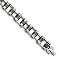 Chisel Stainless Steel Polished with Magnetic Links 8.5 inch Bracelet TBB134-8.5