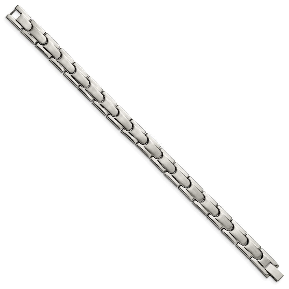 Chisel Titanium Brushed and Polished 8.5 inch Link Bracelet TBB2787-8.5
