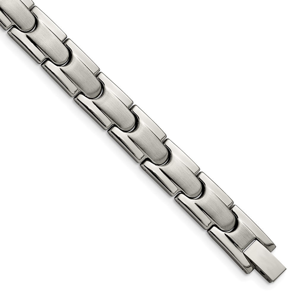 Chisel Titanium Brushed and Polished 8.5 inch Link Bracelet TBB2787-8.5