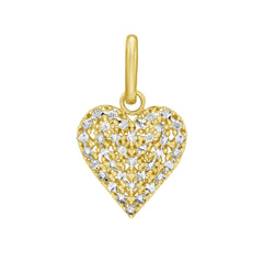 Two-tone Gold Diamond Cut/ Textured Build-your-own Charms Jewelry Charm