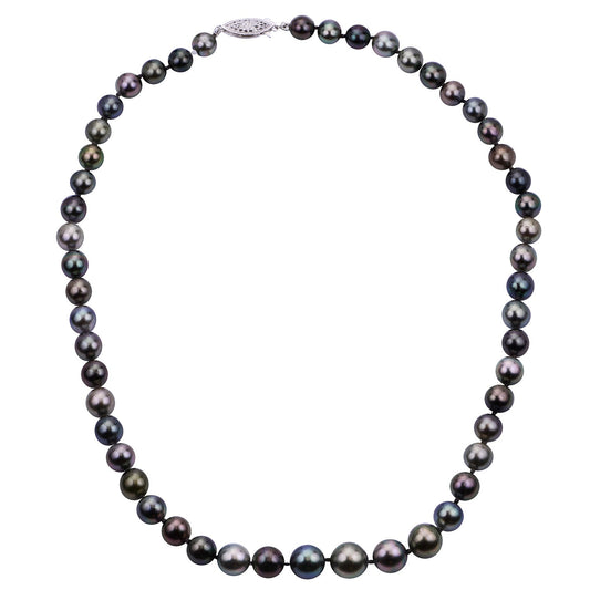 Parkplace Pearls 14KT White Gold Tahitian Pearl Necklace TPM244/18