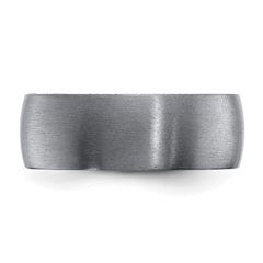 Chisel Tantalum Brushed 8mm Band