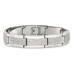 Chisel Tungsten Polished and Satin 8.25 inch Bracelet TUB121-8.5