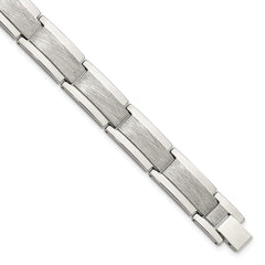 Chisel Tungsten Polished and Satin 8.25 inch Bracelet TUB121-8.5