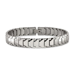 Chisel Tungsten Polished 9 inch Bracelet TUB132-9