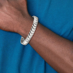 Chisel Tungsten Polished 9 inch Bracelet TUB132-9