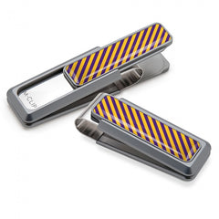 MClip Purple & Gold Inlay Money Clip UV2-NMA-PUGD