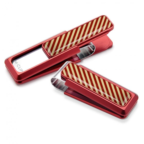 MClip Crimson & Gold Inlay Money Clip UV2-RDA-CRGD