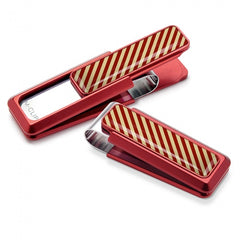 MClip Crimson & Gold Inlay Money Clip UV2-RDA-CRGD