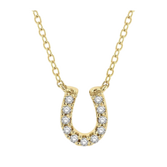 Horseshoe Petite Diamond Fashion Pendant