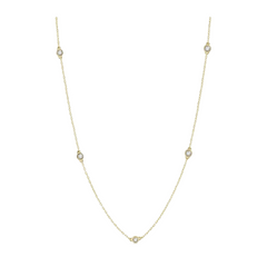 Diamond Station Necklace