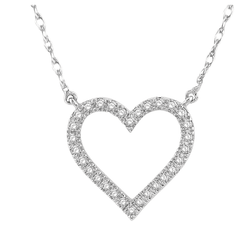 Heart Shape Diamond Pendant