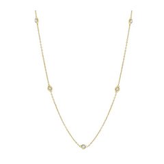 Diamond Station Necklace