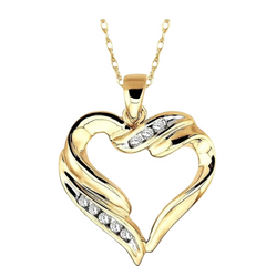Heart Shape Diamond Fashion Pendant