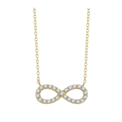 Infinity Diamond Pendant